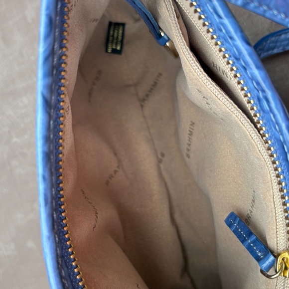 NWOT-Brahmin Mini Embossed Croc Leather Purse - Picture 5 of 10